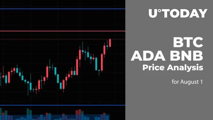 BTC, ADA and BNB Price Analysis for August 1
