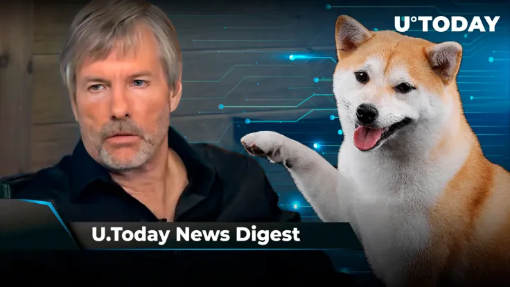 Michael Saylor Steps Down as MicroStrategy CEO, Bitstamp to Delist XRP Pair, SHIB Team Reveals Name of Much-Awaited Game: Crypto News Digest by U.Today