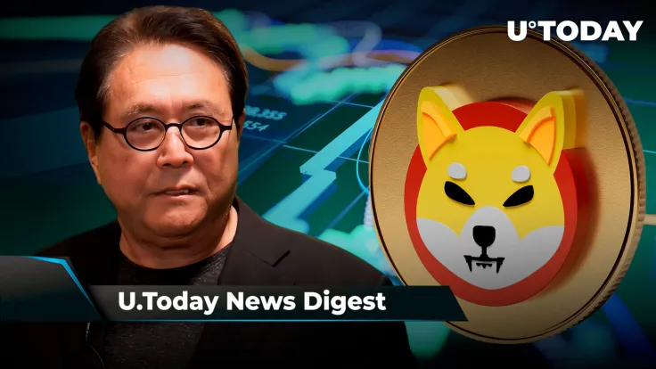 Ripple CTO Jokes about Stellar, SHIB Holders Switch Sides, “Rich Dad, Poor Dad” Author Opines on BlackRock-Coinbase Deal: Crypto News Digest by U.Today