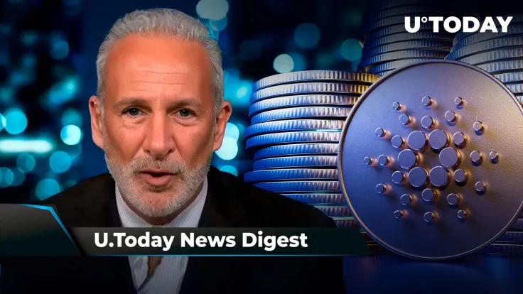Cardano Hits Important Milestone in Vasil Testing, SHIB Listed by Yet Another Exchange, Peter Schiff Says BTC Will Drop Below $10,000: Crypto News Digest by U.Today