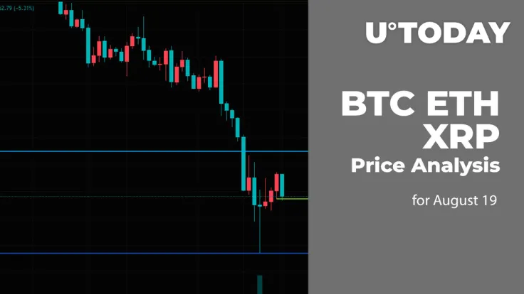 BTC, ETH, and XRP Price Analysis for August 19