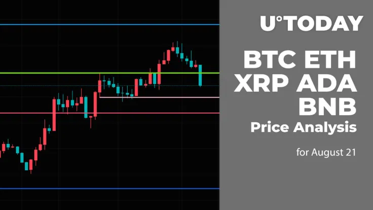BTC, ETH, XRP, ADA and BNB Price Analysis for August 21