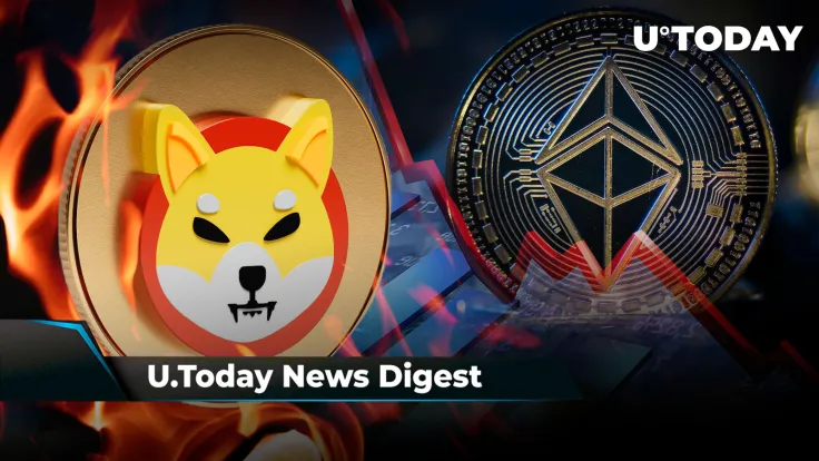 SHIB Price at Critical Point, ETH Drops to Important Support Level, New SHIB Burn Portal Detected: Crypto News Digest by U.Today