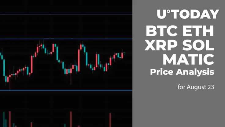 BTC, ETH, XRP, SOL and MATIC Price Analysis for August 23