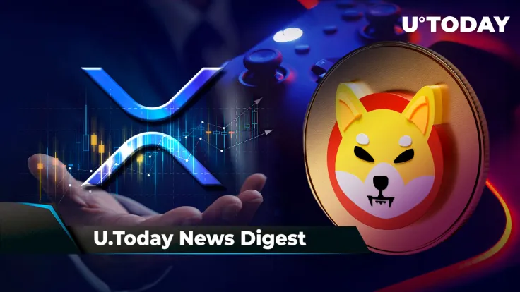 Shiba Eternity to Feature at Largest Gaming Event, XRP Has One of Best Looking Charts, Cardano Tops PayPal and Netflix with Low Energy Use: Crypto News Digest by U.Today