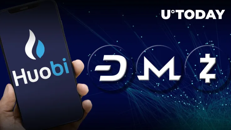XMR, DASH, ZEC to Be Delisted by Huobi Along with Other Privacy Coins, Here's When