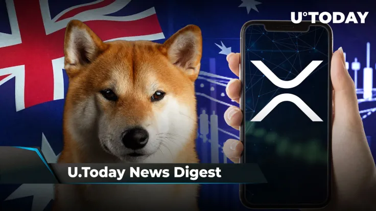 Shiba Eternity Launched in Australia, XRP Suddenly Jumps 8%, President Who Lost $56 Million in BTC Seeks Reelection: Crypto News Digest by U.Today