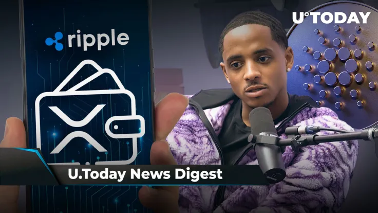 Snoop Dogg’s Son Rhymes about Cardano, Ripple Sends 50 Million XRP to Anon Wallet, Congressional Candidate Calls Cardano “Efficient”: Crypto News Digest by U.Today