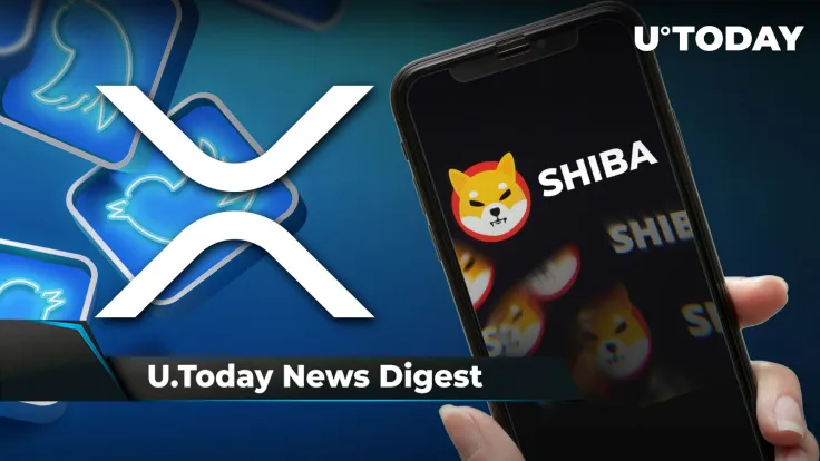Ripple Ally Loses Against SEC, Hundreds of Billions of SHIB Wired, XRP Could Beat BTC and DOGE on Twitter: Crypto News Digest by U.Today
