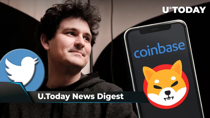 Ripple Reported to Settle with SEC, FTX CEO Posts Mysterious Tweets, Over Trillion SHIB Moved to Coinbase: Crypto News Digest by U.Today