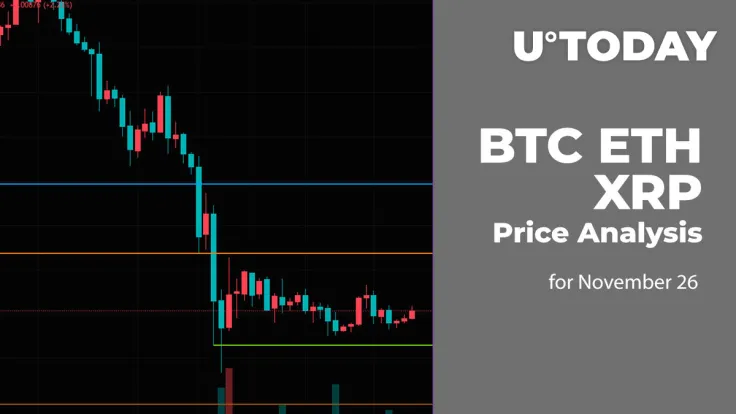 BTC, ETH, XRP Price Analysis for November 26