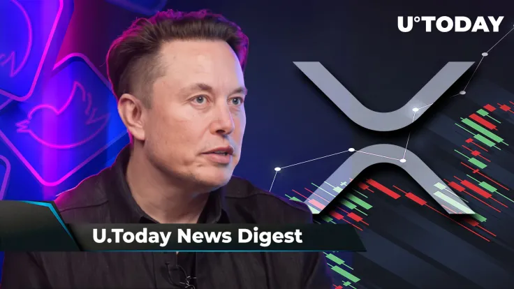 Tom Lee Comments on Failed BTC Prediction, DOGE up 15% as Elon Musk May Launch Alternative Smartphone, XRP Set for Big Move: Crypto News Digest by U.Today