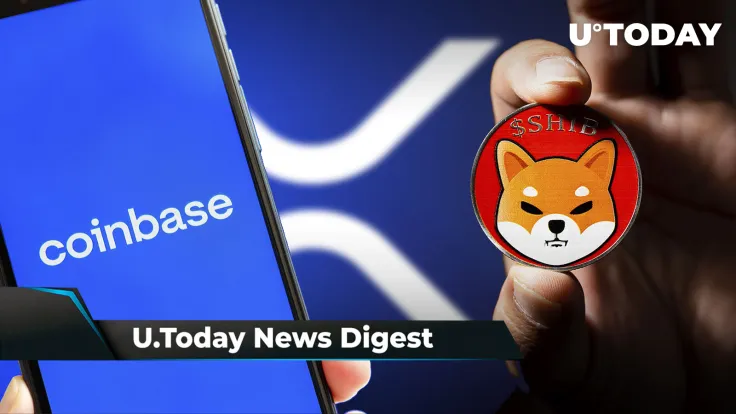 XRP to Be Removed from Coinbase Wallet, SHIB Accepted as Payment for Swedish Sports Cars, LBRY and SEC Fail to Reach Resolution: Crypto News Digest by U.Today