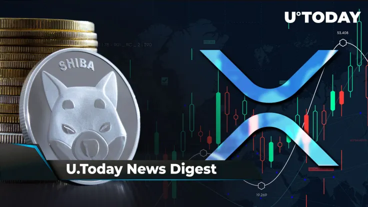 SHIB Payments Expand Even Further with This Integration, Favorable Precedent Could Be Set for XRP, DOGE up 6% Amid Market Slump: Crypto News Digest by U.Today