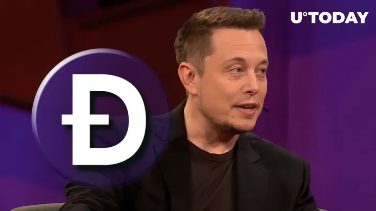 Elon Musk Sports Dogecoin T-Shirt at Super Bowl