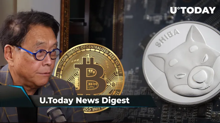 Robert Kiyosaki Predicts BTC to Hit $500,000 by 2025, SHIB Can Reach $1 Thanks to These Drivers, Death Cross Comes to BTC: Crypto News Digest by U.Today