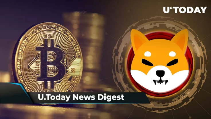 50 Projects Backed off From Shibarium After This, Bitcoin Hits $25,000 for First Time Since August, SHIB Lead Dev Invites Everyone to Shibarium: Crypto News Digest by U.Today