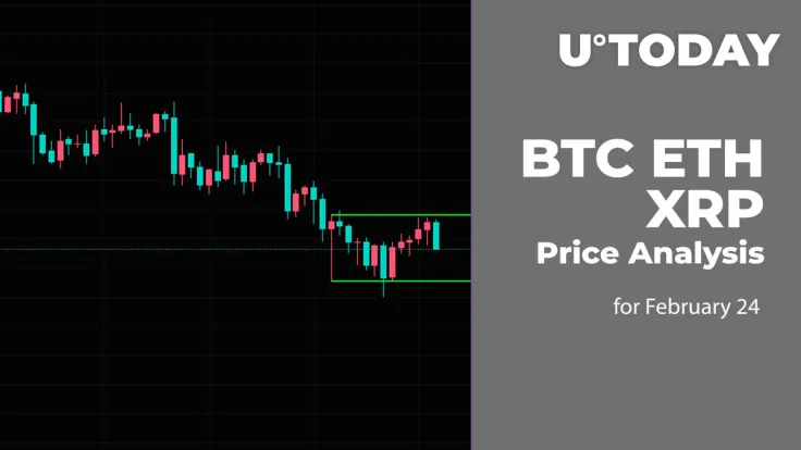 BTC, ETH and XRP Price Analysis for February 24