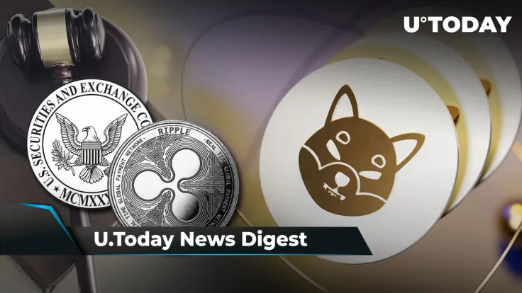 SHIB’s New Era Has Begun, Crypto Executive Says Ripple Will Lose Against SEC, LEASH and PAW Achieve New Listing: Crypto News Digest by U.Today