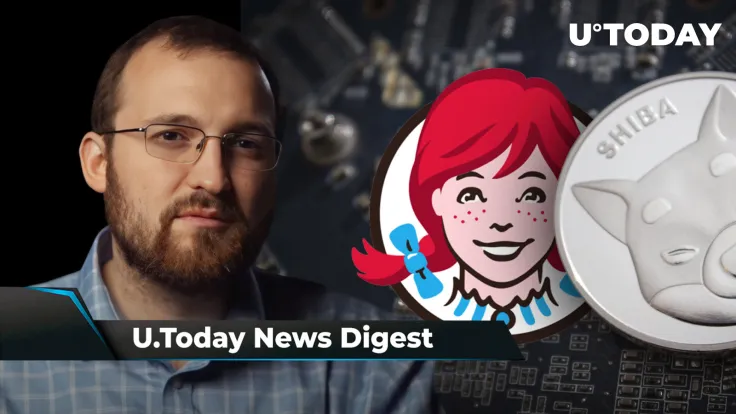 Cardano Founder Makes Doge Statement, SHIB Now Accepted at Wendy’s, DOGE Starts Trading on This Major Exchange: Crypto News Digest by U.Today