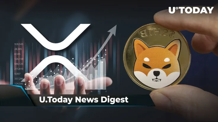 BONE Fee to Send SHIB Goes Down Thousands of Percent, 916 Million XRP Moved by Ripple, Japanese Exchange Posts Positive Feedback on SHIB Listing: Crypto News Digest by U.Today