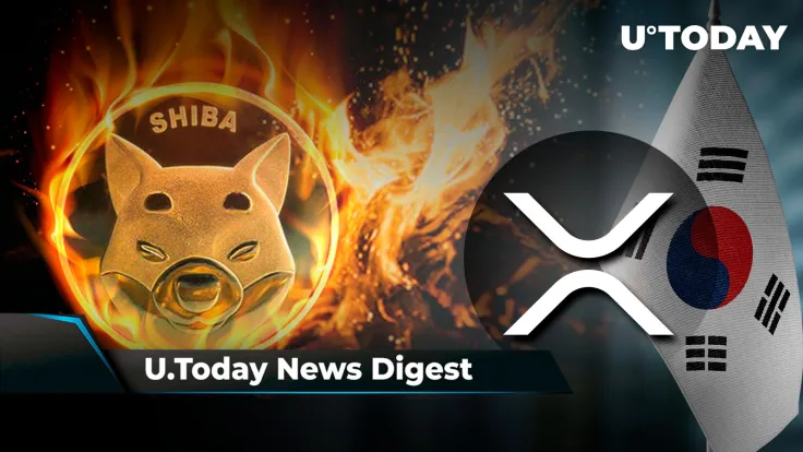 SHIB Army Excited by Shibarium Burning 70% of Base Fee, XRP Top Trading Token on Korea’s Exchanges, SHIB Lead Bonds with Japan’s SHIB Fans: Crypto News Digest by U.Today
