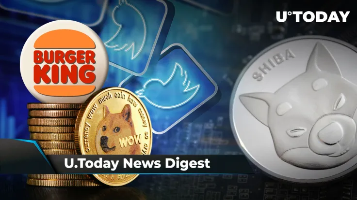 'Big Short' Michael Burry Points out Unique Market Phenomenon, DOGE Tweet by Burger King Excites Community, SHIB Breaks out of Triangle: Crypto News Digest by U.Today