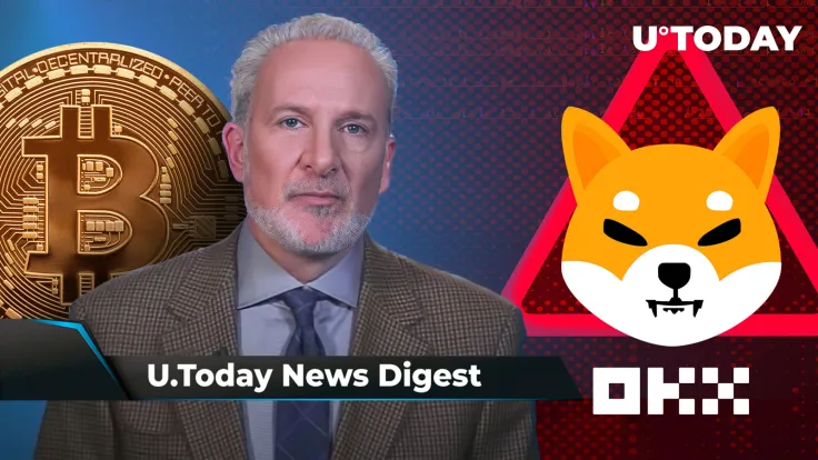 OKX Sends Important SHIB Alert, Peter Schiff Warns BTC Will 'Break Down Hard,' Ralph Lauren Miami Store to Accept BTC, ETH and SHIB: Crypto News Digest by U.Today