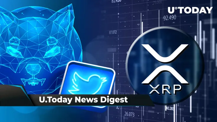 XRP Price History Predicts Something Big This Month, SHIB Lead’s New Twitter Bio Sparks Curiosity, SHIB Burn Rate Springs High: Crypto News Digest by U.Today