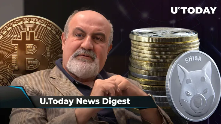 'Black Swan' Author Admits Major BTC Mistake, XRP Forms First 2023 Golden Cross, New SHIB Pair Available on Popular Exchange: Crypto News Digest by U.Today