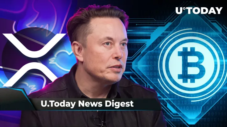 Elon Musk's Tweet Grabs XRP Army's Attention, Max Keiser Reaffirms His BTC at $220,000 Prediction, Ripple Partners with Montenegro Central Bank: Crypto News Digest by U.Today