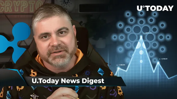 SHIB Lead Hints at Game-Changing Move, YouTuber BitBoy Crypto Says Ripple Case Verdict Imminent, ADA Flashes Head and Shoulders Pattern: Crypto News Digest by U.Today