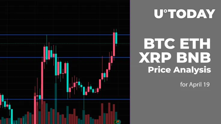 BTC, ETH, XRP and BNB Price Analysis for April 19