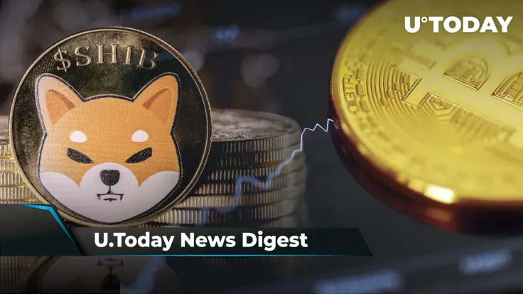 XRP Loses All Monthly Gains in One Hour, SHIB’s 178 Trillion Support Taking Hit, BTC’s Ascending Triangle Pattern Signals Potential Breakout: Crypto News Digest by U.Today