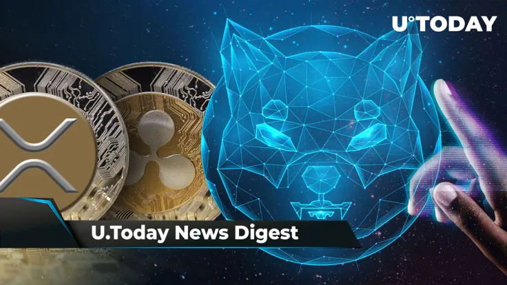 "XRP CEO" Reacts to Ripple's Billion-Dollar XRP Business Rumors, Trillions of SHIB May Hit Binance US following Voyager Deal: Crypto News Digest by U.Today