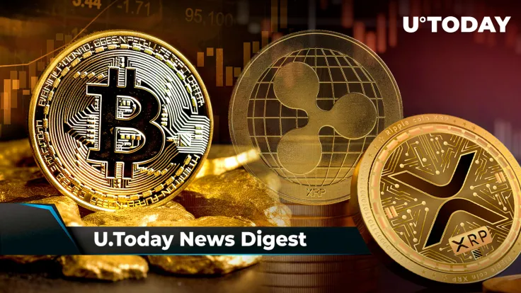 Bitcoin May Follow Gold's Spike in 2024, Ripple Sells Tens of Millions of XRP at Loss, Shibarium Hits Multimillion Milestone: Crypto News Digest by U.Today