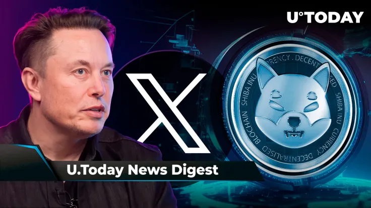 Elon Musk Teases Next Big X Update, 'Rich Dad Poor Dad' Author Reveals True Wealth Secret Formula, Mysterious SHIB Trillionaire Emerges: Crypto News Digest by U.Today