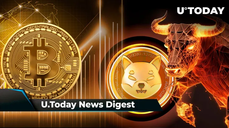 BTC Eyes $40,000 as It Heads for Fourth Green Week in Row, Horrifyingly Realistic Ripple Scam Emerges, Shiba Inu Lead Signals SHIB's Readiness for Bull Market: Crypto News Digest by U.Today