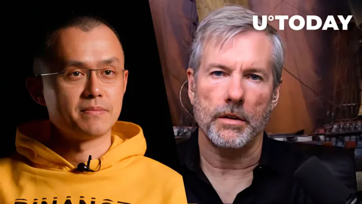 CZ Supports Michael Saylor on His Bitcoin (BTC) Strategy, Here's What He Says