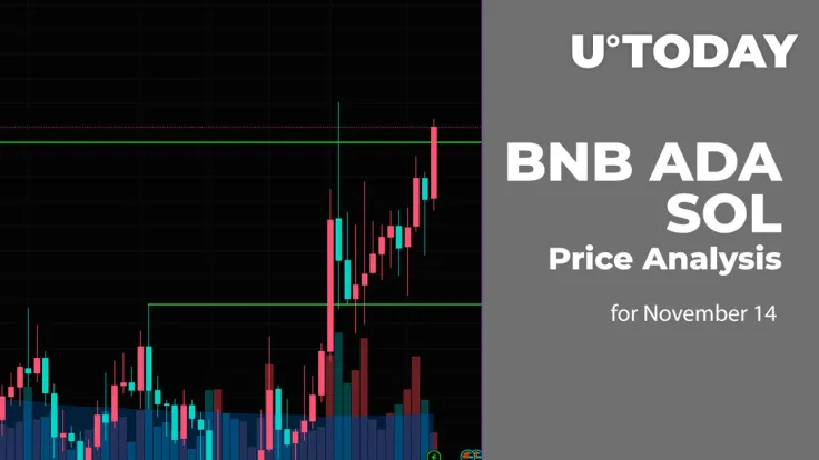BNB, ADA and SOL Price Analysis for November 14