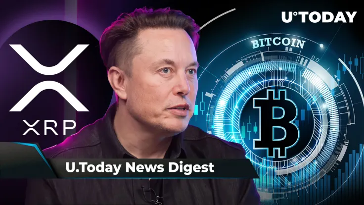 Elon Musk's X Post Triggers Bullish Response From XRP Army, Bitcoin Sets New All-Time High, Shibarium Debuts New Feature: Crypto News Digest by U.Today
