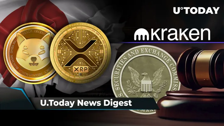 Important XRP, SHIB Announcement Made by Japanese Exchange; ADA and SOL Recognized as Securities in New SEC Lawsuit Against Kraken: Crypto News Digest by U.Today