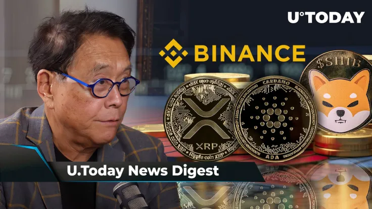 Binance's New Notice Might Concern SHIB, ADA, XRP Holders, Robert Kiyosaki Warns of Global Economic Depression, Gigantic BTC Price Rise Expected Soon: Crypto News Digest by U.Today