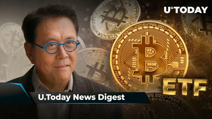 Bitcoin ETFs Eating Gold's Lunch, 'Rich Dad Poor Dad' Author Kiyosaki Explains Why He Owns BTC, Samson Mow Says Bitcoin Price Likely to Go Parabolic: Crypto News Digest by U.Today