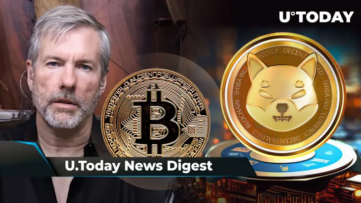 Michael Saylor Breaks Silence on BTC Price, Here's What SHIB Price Needs to Finally Erase Zero, Adam Back Says BTC Might Reach $700,000 If This Happens: Crypto News Digest by U.Today