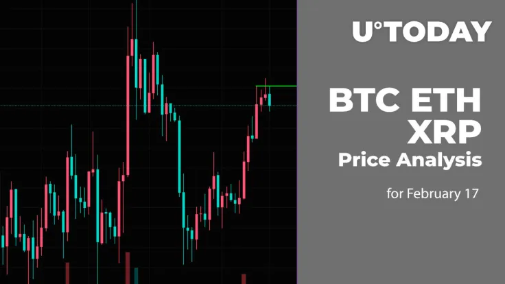 BTC, ETH and XRP Price Prediction for February 17