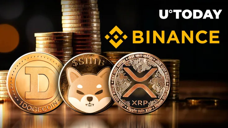Binance DOGE, SHIB and XRP Reserves Top 100%