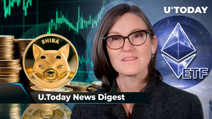 Shiba Inu May Break Major Record in June, Cathie Wood's Ark Invest Drops Plans to Issue Ethereum ETF, Max Keiser Issues BTC Prediction for El Salvador President: Crypto News Digest by U.Today