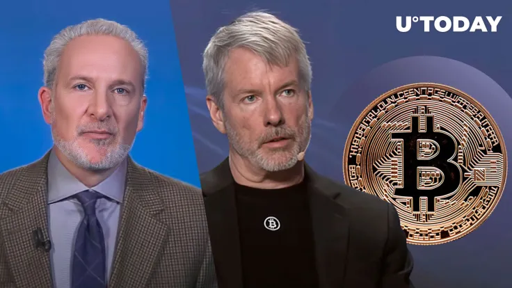 Bitcoin (BTC) Will Crash When Saylor Stops Buying, Peter Schiff Predicts