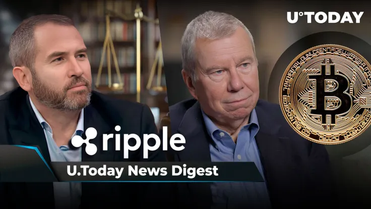 Ripple CEO Names Most Important Date for XRP Holders, John Bollinger Breaks Silence on Bitcoin Price, Shiba Inu Might Reverse in Next 3 Days: Crypto News Digest by U.Today